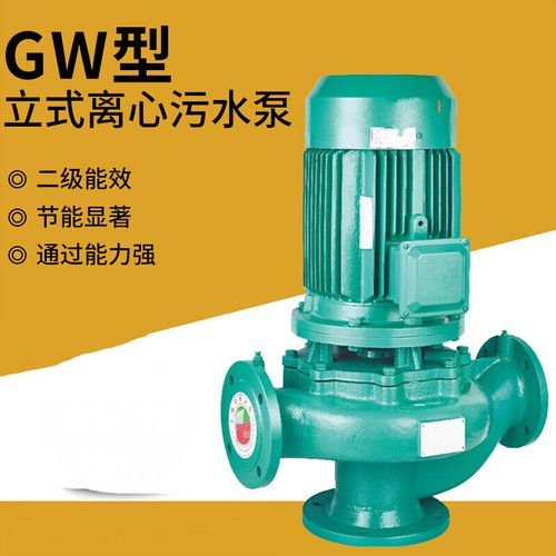 GWP型不锈钢管道式排污泵